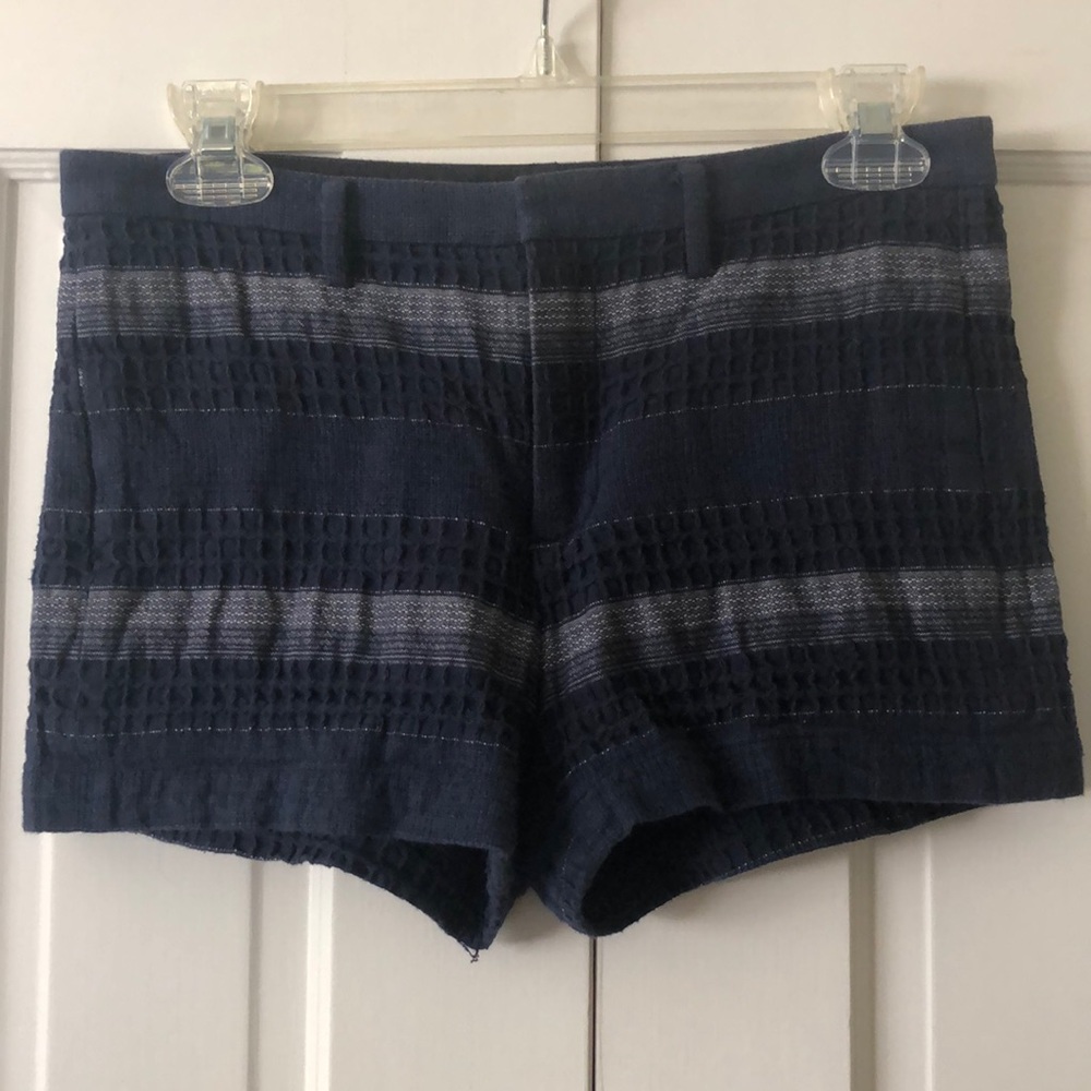 Madewell Blue Textured Shorts
